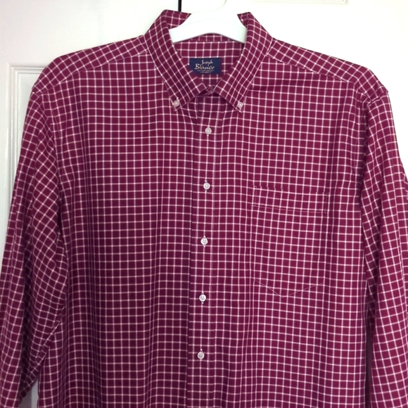 Men's Joseph Bianco Custom Tailors Cincinnati Plaid Long Sleeve Big / Tall Mens - Picture 2 of 5